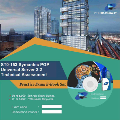 PTNR01A998WXY ST0-153 Symantec PGP Universal Server 3.2 Technical Assessment Practice Exam E-Book Set(DVD)
PTNR01A998WXY ST0-153 Symantec PGP Universal Server 3.2 Technical Assessment Practice Exam E-Book Set(DVD)