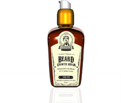 ESCOBAR Most wanted Interpolated With Biotin Beard Growth Serum - Mineral Oil and Paraben Free(50 ml)
ESCOBAR Most wanted Interpolated With Biotin Beard Growth Serum - Mineral Oil and Paraben Free(50 ml)