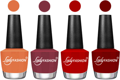 Lady Fashion UV Soak Off Nail Growth Gel Nail Polish Wintage Nude, Mauve, Red, Blood Red(Pack of 4)
Lady Fashion UV Soak Off Nail Growth Gel Nail Polish Wintage Nude, Mauve, Red, Blood Red(Pack of 4)