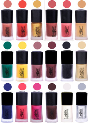 SMC FASHION BAR MATTE FINISH NAIL POLISH SET OF 18 (SET 02015) Multicolor(Pack of 18)
SMC FASHION BAR MATTE FINISH NAIL POLISH SET OF 18 (SET 02015) Multicolor(Pack of 18)