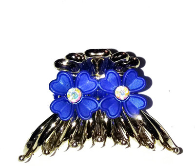 Shrungarika Traditional Hair Claw, Hair Clip, Bun Clip, Back Pin, Hair Pin(Blue, Gold)
Shrungarika Traditional Hair Claw, Hair Clip, Bun Clip, Back Pin, Hair Pin(Blue, Gold)