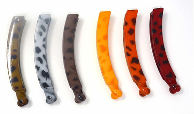 VANKAB Translucent Tiger Print Multi-colour Small Plastic Banana Hair Clips for Girls and Women (Combo of Six Clips) Hair Clip(Multicolor)
VANKAB Translucent Tiger Print Multi-colour Small Plastic Banana Hair Clips for Girls and Women (Combo of Six Clips) Hair Clip(Multicolor)