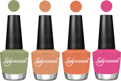 Lady Fashion Most Alluring High Gloss Effect Matte Nail Polish Combo ( Set of 4 ) Magic Nude , Camel Fantasy, Flirty Nude, Magenta(Pack of 4)
Lady Fashion Most Alluring High Gloss Effect Matte Nail Polish Combo ( Set of 4 ) Magic Nude , Camel Fantasy, Flirty Nude, Magenta(Pack of 4)