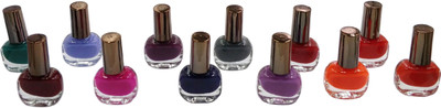 One Personal Care Nail Color Splash, Combo of 12 | CMF-L Series Pink, Red, Orange, Violet, Maroon, Green, Blue, Purple, Gray(Pack of 12)
One Personal Care Nail Color Splash, Combo of 12 | CMF-L Series Pink, Red, Orange, Violet, Maroon, Green, Blue, Purple, Gray(Pack of 12)
