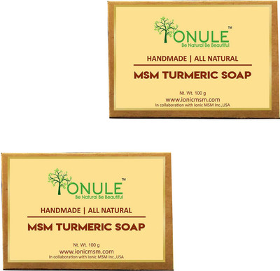 Ionule Turmeric Soap Combo of 2(200 g, Pack of 2)