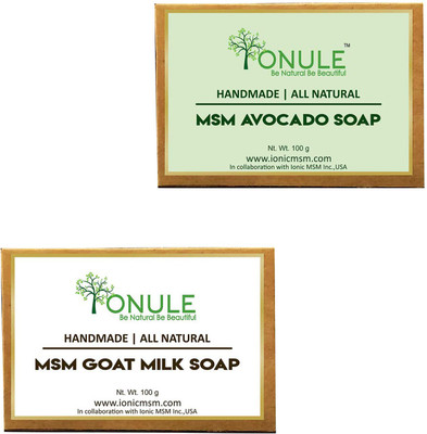 Ionule Avocado Soap Goat Milk Soap Combo of 2(200 g, Pack of 2)