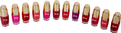 fivme Exclusive Color High Range Nail Polish Set of 12.pcs multicolors(Pack of 12)
fivme Exclusive Color High Range Nail Polish Set of 12.pcs multicolors(Pack of 12)