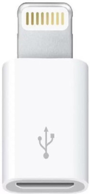 Drumroar Micro USB (male) to Lightning 8 Pin Cable Adaptor (female) USB Adapter(White)
Drumroar Micro USB (male) to Lightning 8 Pin Cable Adaptor (female) USB Adapter(White)