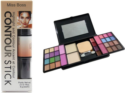 Miss Boss fashion makeup kit and kb contour stick 2in1 Concealer combo(Set of 2)