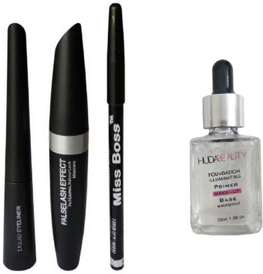 Miss Boss hb foundation primer 30ml and Eyebrow Pencil Black & Liquid EyeLiner & Mascara (set of 3) combo(Set of 2)
Miss Boss hb foundation primer 30ml and Eyebrow Pencil Black & Liquid EyeLiner & Mascara (set of 3) combo(Set of 2)