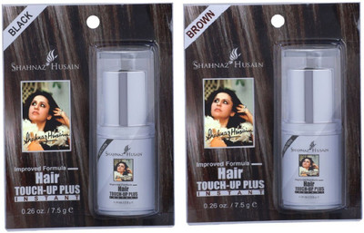 Shahnaz Husain Hair Touch-Up (Black + Brown)(Set of 2)