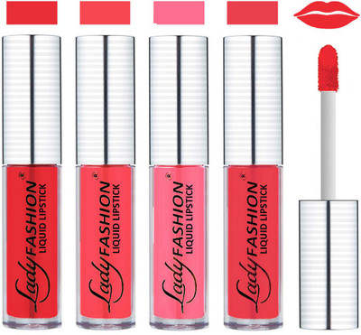 Lady Fashion College Girls Sensational Matte Kiss Proof Liquid Lipstick(Red, Orange, Peach, Pink)
Lady Fashion College Girls Sensational Matte Kiss Proof Liquid Lipstick(Red, Orange, Peach, Pink)