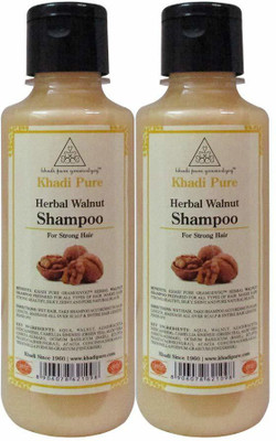 Khadi Pure Herbal Walnut Shampoo 210ml (Set of 2)(420 ml)
Khadi Pure Herbal Walnut Shampoo 210ml (Set of 2)(420 ml)