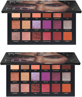 Miss Boss hb desert dusk palette eyeshadow (pack of 2) combo(Set of 2)