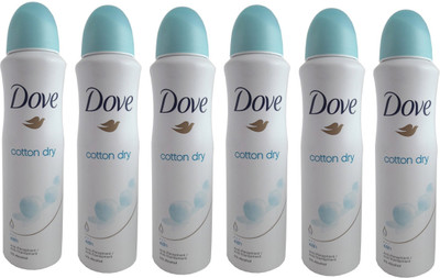 Dove Cotton Dry Anti-perspirant Spray 0% Alcohol 150ml Each (Pack of 6) Deodorant Spray - For Women(900 ml, Pack of 6)
Dove Cotton Dry Anti-perspirant Spray 0% Alcohol 150ml Each (Pack of 6) Deodorant Spray - For Women(900 ml, Pack of 6)