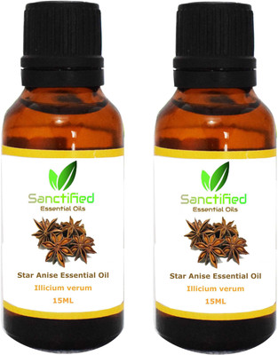SANCTIFIED Combo of Star anish essential oil 100% pure natural undiluted oil for unisex (pack of 20) 15ml each(15 ml)
SANCTIFIED Combo of Star anish essential oil 100% pure natural undiluted oil for unisex (pack of 20) 15ml each(15 ml)