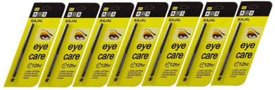ADS Kajal Waterproof Long-Lasting Pack of 7(black)