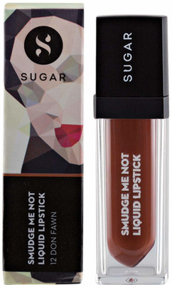 Sugar Smudge me not liquid Lipstick (12 Don Fawn)(Don Fawn)