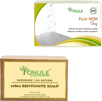 Ionule Pure MSM Soap For Natural Beauty And Bentonite Soap Combo of 2(200 g, Pack of 2)
Ionule Pure MSM Soap For Natural Beauty And Bentonite Soap Combo of 2(200 g, Pack of 2)