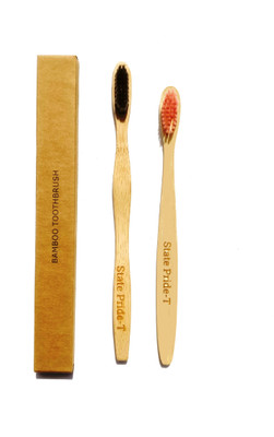 State Pride-T Charcoal and Pink color Nylon Bamboo pack of 2 Medium Toothbrush(Pack of 2)
State Pride-T Charcoal and Pink color Nylon Bamboo pack of 2 Medium Toothbrush(Pack of 2)