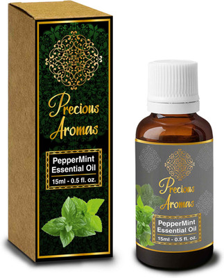 Precious Aromas Pure Peppermint Essential Oil, 100% Natural and Therapeutic Grade -15 ML(15 ml)
Precious Aromas Pure Peppermint Essential Oil, 100% Natural and Therapeutic Grade -15 ML(15 ml)