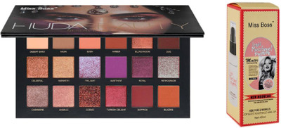 Miss Boss hb desert dusk palette eyeshadow and kb Matte Long Lasting Primer - 45 ml combo(Set of 2)
Miss Boss hb desert dusk palette eyeshadow and kb Matte Long Lasting Primer - 45 ml combo(Set of 2)