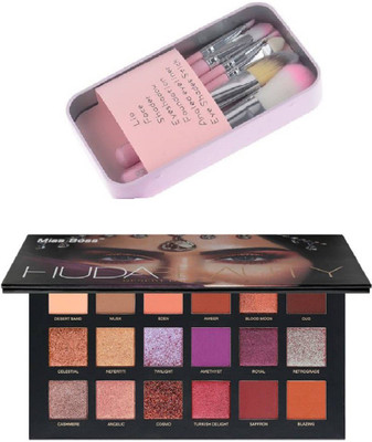 Miss Boss hk set of 7 pink brushes and hb desert dusk palette eyeshadow combo(Set of 2)
Miss Boss hk set of 7 pink brushes and hb desert dusk palette eyeshadow combo(Set of 2)