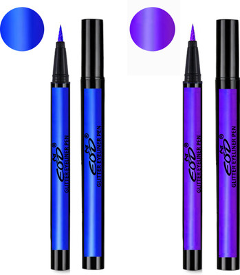 EOD Shimmer Long Lasting Liquid Eyeliner Pencils Set of 2 for Waterproof Makeup 2 ml(Blue, Purple)
EOD Shimmer Long Lasting Liquid Eyeliner Pencils Set of 2 for Waterproof Makeup 2 ml(Blue, Purple)