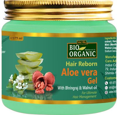 Indus Valley Bio Organic Hair Reborn Aloe Vera Gel With Bhringraj & Walnut Oil - For Ultimate Hair Management(175 ml)
Indus Valley Bio Organic Hair Reborn Aloe Vera Gel With Bhringraj & Walnut Oil - For Ultimate Hair Management(175 ml)