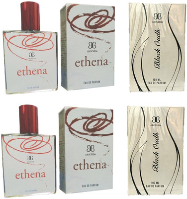 Arochem 2 Ethena and 2 Black Oudh Perfume 100ML Each (Pack of 4) Eau de Parfum - 400 ml(For Men & Women)
Arochem 2 Ethena and 2 Black Oudh Perfume 100ML Each (Pack of 4) Eau de Parfum - 400 ml(For Men & Women)
