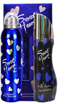 JBJ Exotic Sweet Heart Blue Combo of perfume and Deo Eau de Parfum - 300 ml (For Men & Women) Perfume - 300 ml(For Men & Women)
JBJ Exotic Sweet Heart Blue Combo of perfume and Deo Eau de Parfum - 300 ml (For Men & Women) Perfume - 300 ml(For Men & Women)