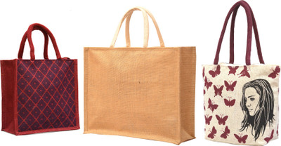 AGGDA ** 3 BAGs CMBO**Large Big Size Handbag Bag Working Office Bag to Carry Grocery Bag &&Jute Tiffin Lunch Handbag && Women Waterproof Jute Printed Tote Shoulder Bag Handbag. Waterproof Multipurpose Bag(Multicolor, 16 L)
AGGDA ** 3 BAGs CMBO**Large Big Size Handbag Bag Working Office Bag to Carry Grocery Bag &&Jute Tiffin Lunch Handbag && Women Waterproof Jute Printed Tote Shoulder Bag Handbag. Waterproof Multipurpose Bag(Multicolor, 16 L)