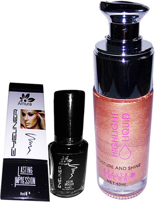 Beaut Color Golden Highlighter Liquid With Eyeliner Long Lasting (36 hrs)(Set of 2)
Beaut Color Golden Highlighter Liquid With Eyeliner Long Lasting (36 hrs)(Set of 2)