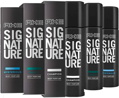 AXE Signature Champion, Mysterious & Rogue Deodorant Spray - For Men(366 ml, Pack of 3)
AXE Signature Champion, Mysterious & Rogue Deodorant Spray - For Men(366 ml, Pack of 3)