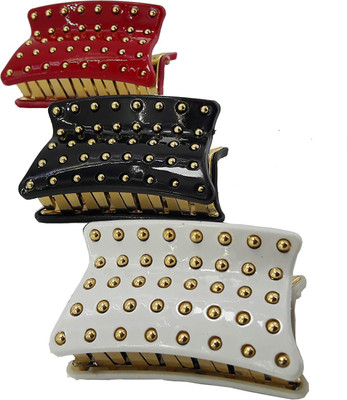 Saaj Women Collection Golden Dot Desighn Hair Clutcher Hair Claw(White, Black, Red)
Saaj Women Collection Golden Dot Desighn Hair Clutcher Hair Claw(White, Black, Red)
