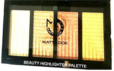 Mattlook Beauty Highlighter Palette Highlighter(Multi)