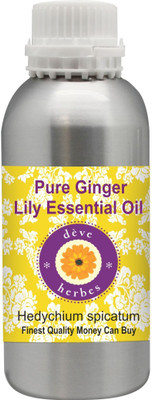 Deve Herbes Pure Ginger Lily Essential Oil (Hedychium spicatum) 100% Natural Therapeutic Grade Steam Distilled(1250 ml)
Deve Herbes Pure Ginger Lily Essential Oil (Hedychium spicatum) 100% Natural Therapeutic Grade Steam Distilled(1250 ml)