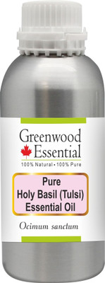 Greenwood Essential Pure Holy Basil (Tulsi) Essential Oil (Ocimum sanctum) 100% Natural Therapeutic Grade Steam Distilled(300 ml)
Greenwood Essential Pure Holy Basil (Tulsi) Essential Oil (Ocimum sanctum) 100% Natural Therapeutic Grade Steam Distilled(300 ml)