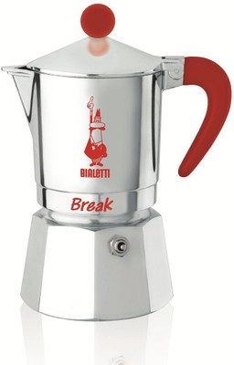 Coffeeworkz BREAK 3 Cups Coffee Maker(Red)