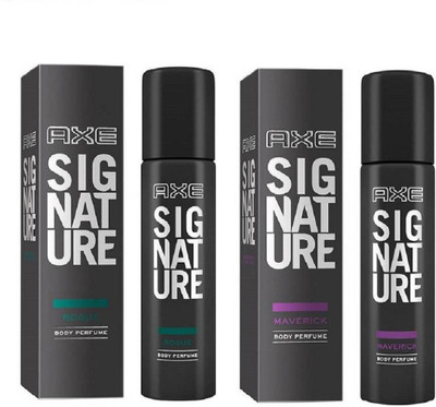 AXE Signature Rogue Perfume Body Spray122ML +Signature Maverick Perfume Body Spray 122ml Deodorant Spray - For Men(244 ml, Pack of 2)
AXE Signature Rogue Perfume Body Spray122ML +Signature Maverick Perfume Body Spray 122ml Deodorant Spray - For Men(244 ml, Pack of 2)