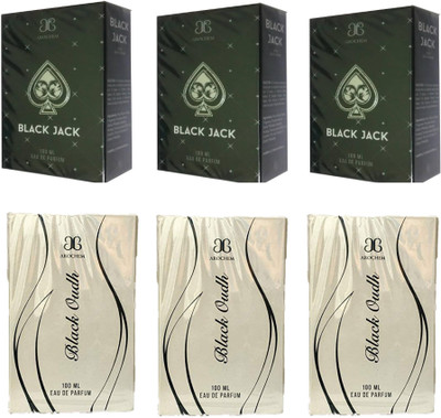 Arochem 3 Black Jack and 3 Black Oudh Perfume 100ML Each (Pack of 6) Eau de Parfum - 600 ml(For Men & Women)
Arochem 3 Black Jack and 3 Black Oudh Perfume 100ML Each (Pack of 6) Eau de Parfum - 600 ml(For Men & Women)