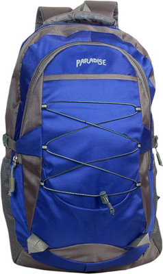 Paradise backpack bag Waterproof School Bag(Blue, Grey, 38 L)