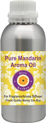Deve Herbes Pure Mandarin Aroma Oil (Suitable for Aroma Diffuser) 100% Natural Therapeutic Grade(300 ml)
Deve Herbes Pure Mandarin Aroma Oil (Suitable for Aroma Diffuser) 100% Natural Therapeutic Grade(300 ml)