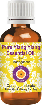 Deve Herbes Pure Ylang Ylang Essential Oil (Cananga odorata) 100% Natural Therapeutic Grade Steam Distilled(50 ml)
Deve Herbes Pure Ylang Ylang Essential Oil (Cananga odorata) 100% Natural Therapeutic Grade Steam Distilled(50 ml)