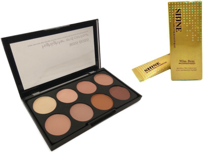 Miss Boss glam shine Oil Free Illuminator Base Highlighter and kb concealer kit combo(Set of 2)
Miss Boss glam shine Oil Free Illuminator Base Highlighter and kb concealer kit combo(Set of 2)