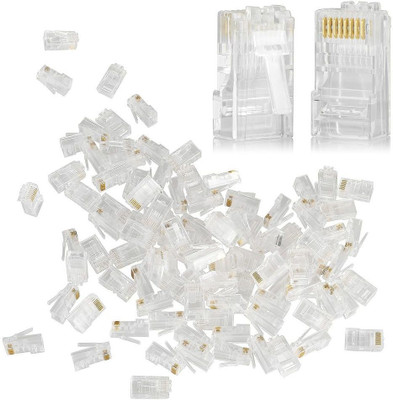 Inditrust RJ-45 Ethernet Crimp Connectors Lan Adapter (100 Pcs) Lan Adapter(100 Mbps)
Inditrust RJ-45 Ethernet Crimp Connectors Lan Adapter (100 Pcs) Lan Adapter(100 Mbps)