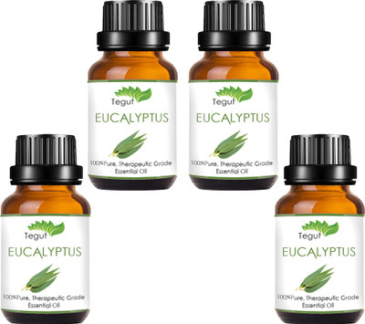 Tegut Pure Eucalyptus Essential Oil, (18 ml) (Pack of 4)(18 ml)