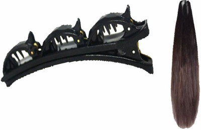 GadinFashion Combo of Double Layer Band Twist Plait Clip Front Hair Clip with 24inch Brown Hair Choti/Prandi Hair Accessories for Women Hair Accessory Set(Multicolor)
GadinFashion Combo of Double Layer Band Twist Plait Clip Front Hair Clip with 24inch Brown Hair Choti/Prandi Hair Accessories for Women Hair Accessory Set(Multicolor)