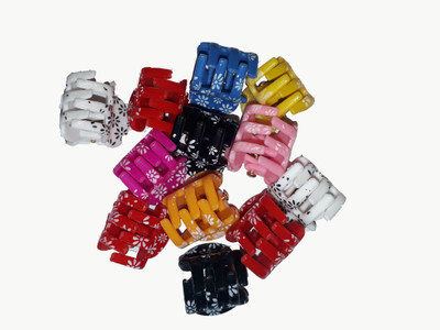 GadinFashion 12 Pcs. Small Plastic Multi Color & Fancy Trendy Hair Clutchers/ Hair Claws For Kids/Girls Hair Accessory Set(Multicolor)
GadinFashion 12 Pcs. Small Plastic Multi Color & Fancy Trendy Hair Clutchers/ Hair Claws For Kids/Girls Hair Accessory Set(Multicolor)