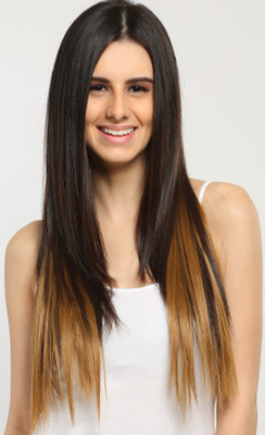 Foolzy 26'' inches Clip in Extensions Ombre Synthetic Extensions for Women Dark Brown Fading to Light Brown Hair Extension
Foolzy 26'' inches Clip in Extensions Ombre Synthetic Extensions for Women Dark Brown Fading to Light Brown Hair Extension